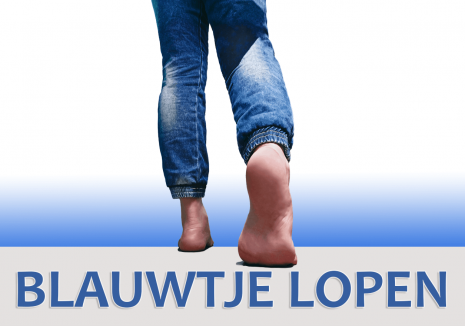 blauwtje lopen