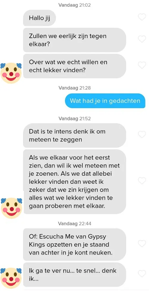 eerlijk zijn